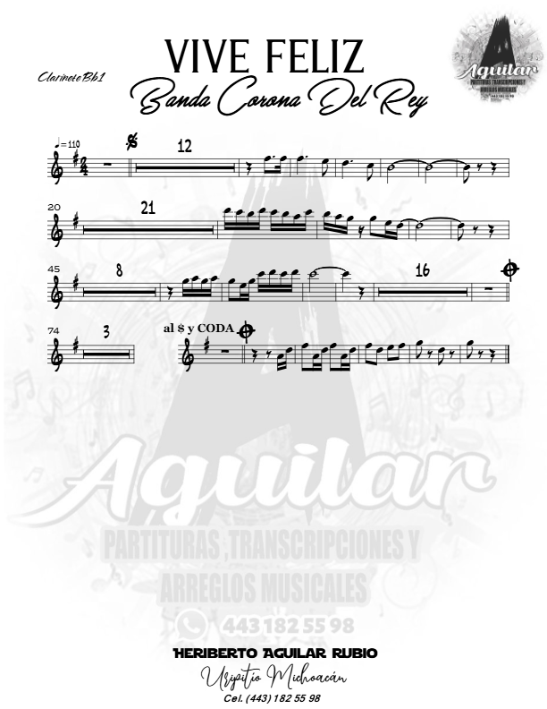 La imagen puede contener una previsualizacion de una partitura